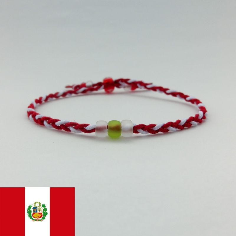 ペルー国旗｜ブレスレット・アンクレット DOUGHNUT NECKLACE